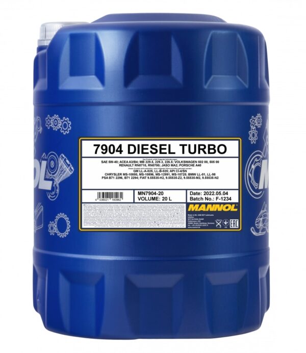 MANNOL Diesel Turbo 5W-40 7904