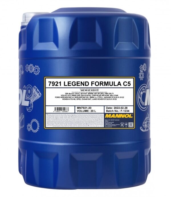 MANNOL Legend Formula C5 0W-20 7921