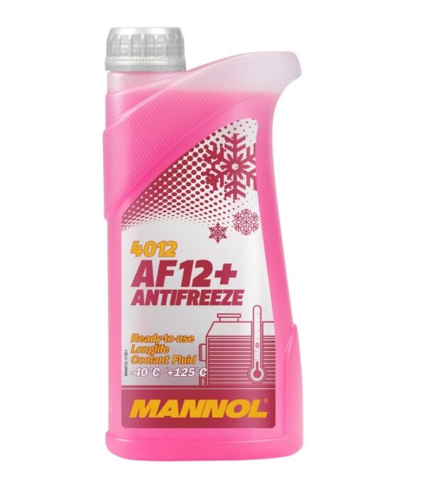 MANNOL Antifreeze AF12+ (-40°C) – Engine Cooling Solution