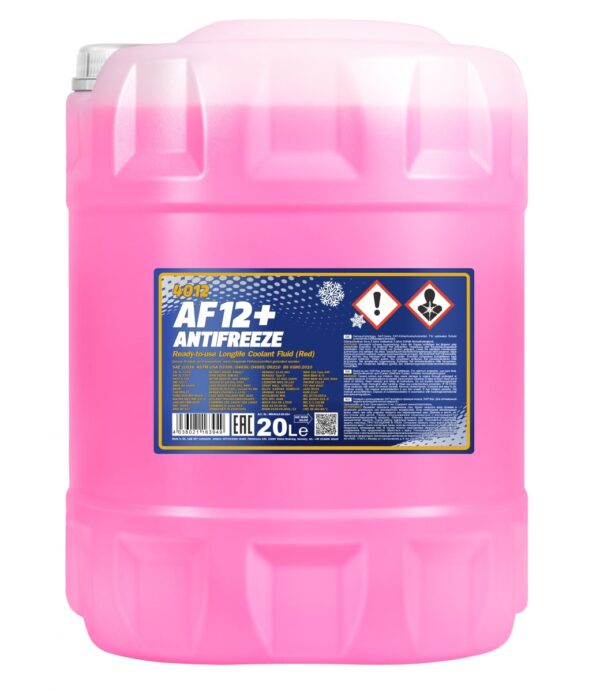 MANNOL Antifreeze AF12+ (-40°C) – Engine Cooling Solution